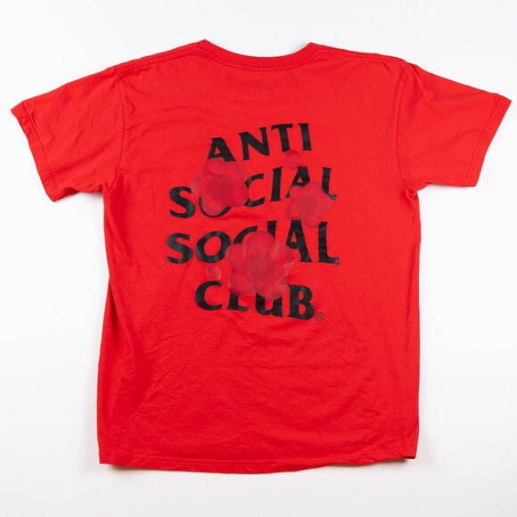Anti Social Social Club ASSC Seeing The Feeling Red Tee SS23 Men’s Medium Rare - Picture 1 of 7